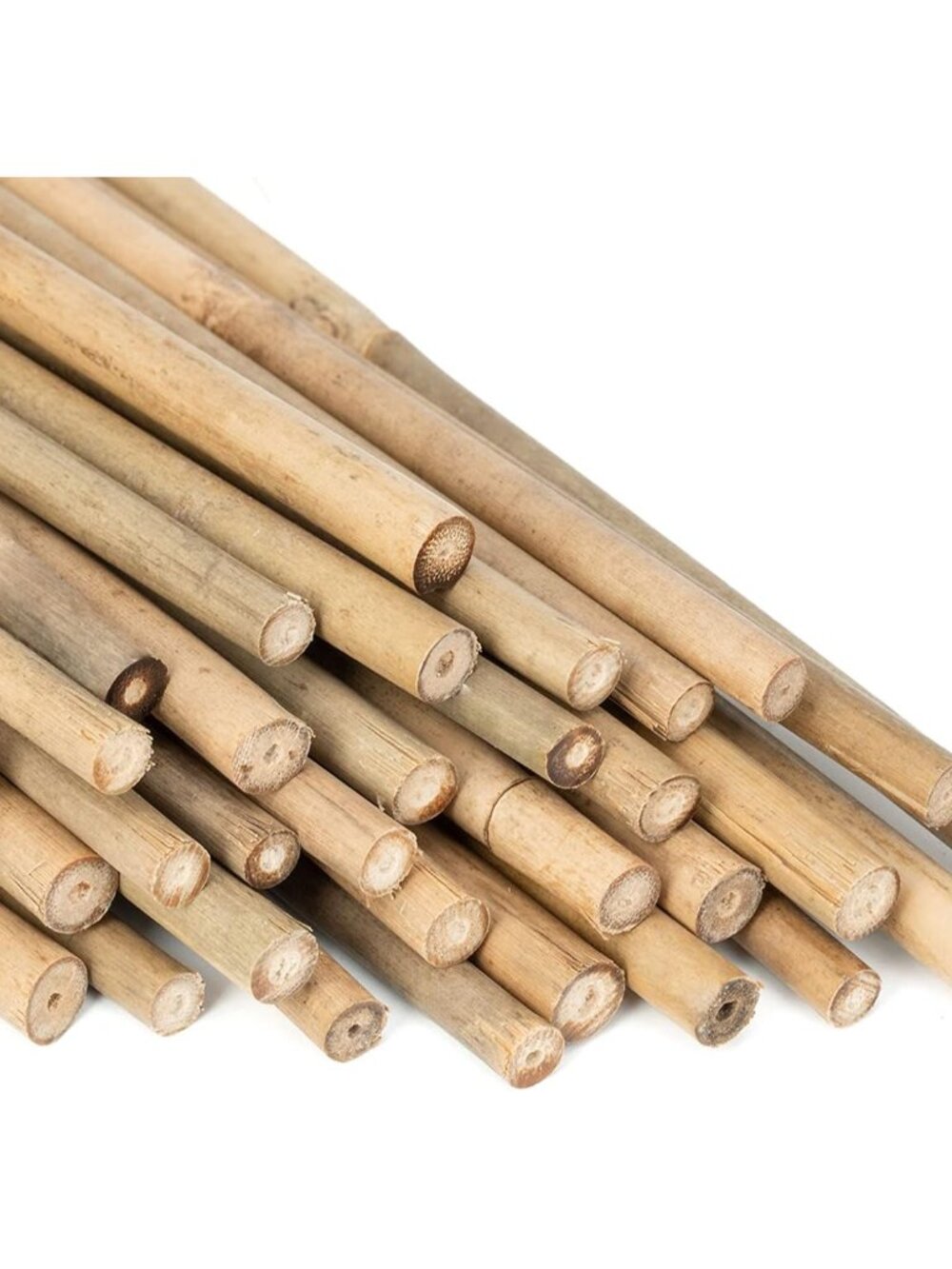 Natural Bamboo Garden Stakes, 20pcs Plant Sticks 18 inches
